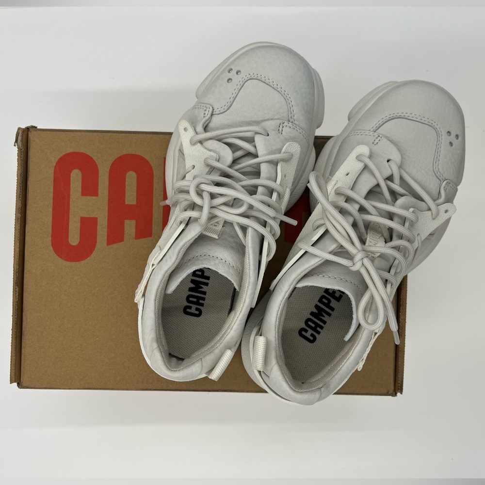 NEW ✨ Camper Karst, White non-dyed leather sneaker Size 6 / EU 36
